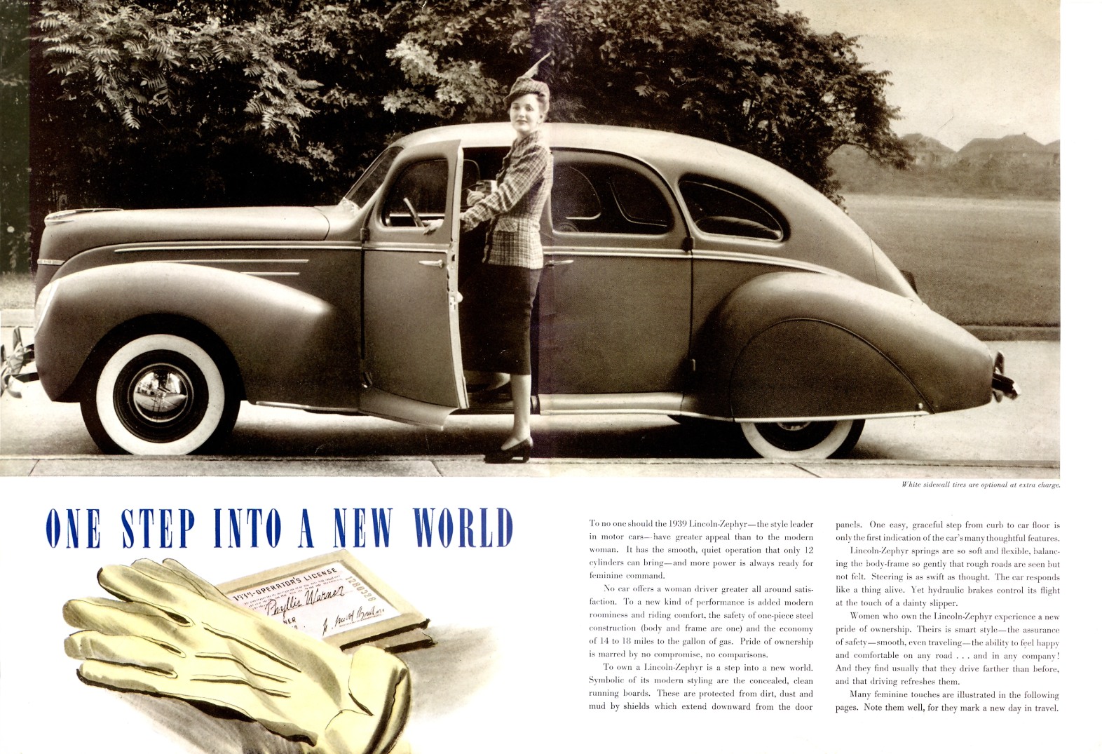 1939 Lincoln Zephyr Brochure Page 2